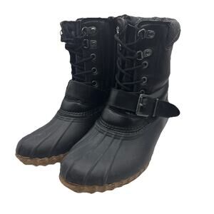 Size 7W - Women’s Portland Boot Company - Rubber Boots - Black